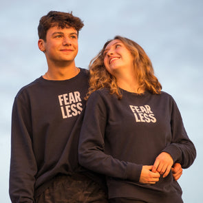FEAR LESS Unisex Eco-Sweatshirt