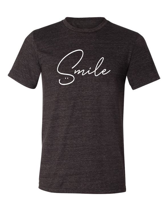 SMILE Unisex Short Sleeve Tee - creativitees.store