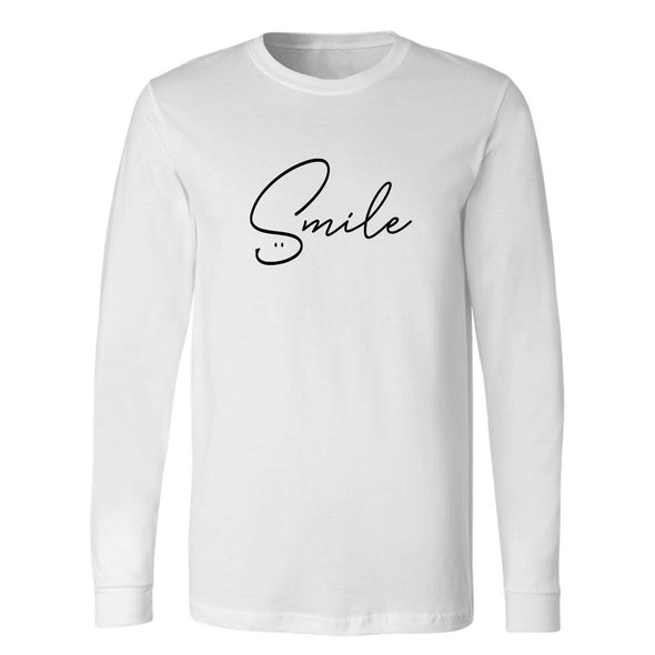 SMILE Unisex Long Sleeve Tee - creativitees.store